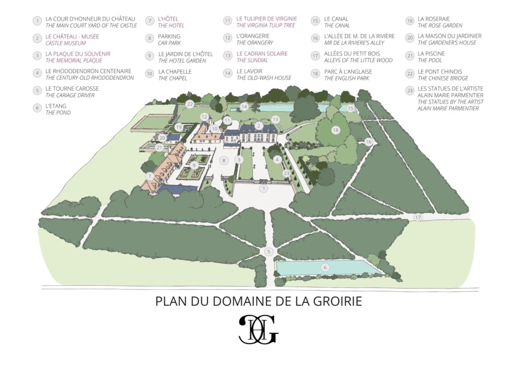 Hotel Du Domaine De La Groirie - Le Mans Trangé Exterior foto